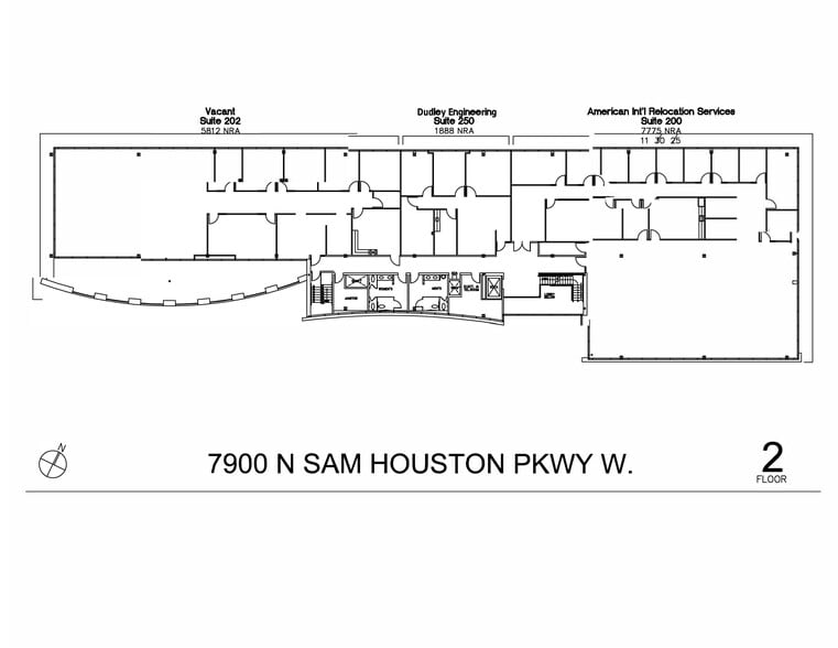 7900 N Sam Houston Pky W, Houston, TX à louer - Plan de site - Image 3 de 27
