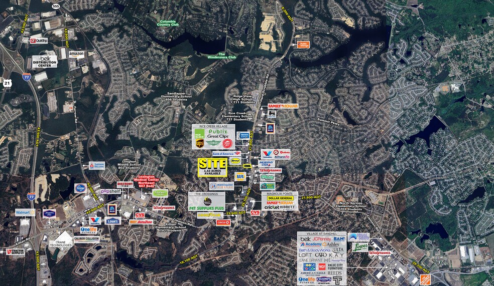 Hard Scrabble Rd & Elders Pond dr, Columbia, SC à louer - Aérien - Image 2 de 4