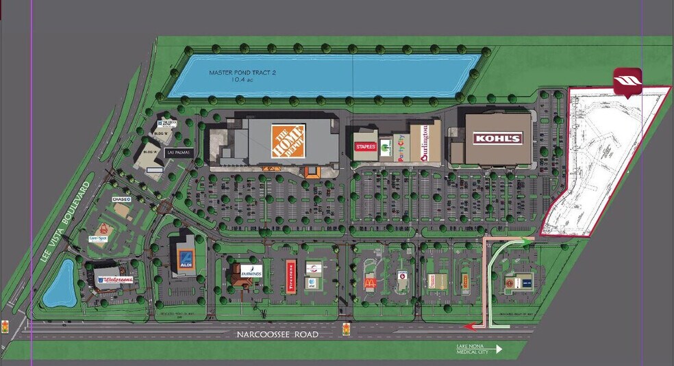 7135 Narcoossee Rd, Orlando, FL à louer - Plan de site - Image 3 de 4