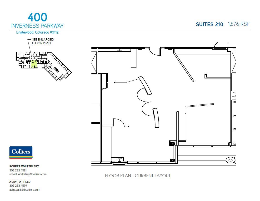 400 Inverness Pky, Englewood, CO à louer Plan d’étage- Image 1 de 1