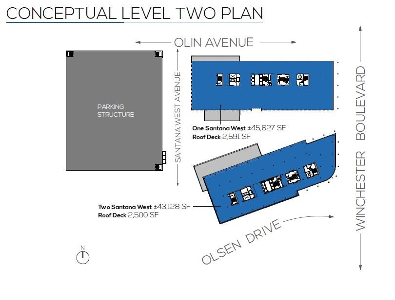 3161 Olsen Dr, San Jose, CA à louer Plan d’étage- Image 1 de 1