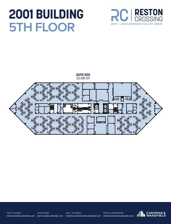 2001 Edmund Halley Dr, Reston, VA for lease Floor Plan- Image 1 of 1