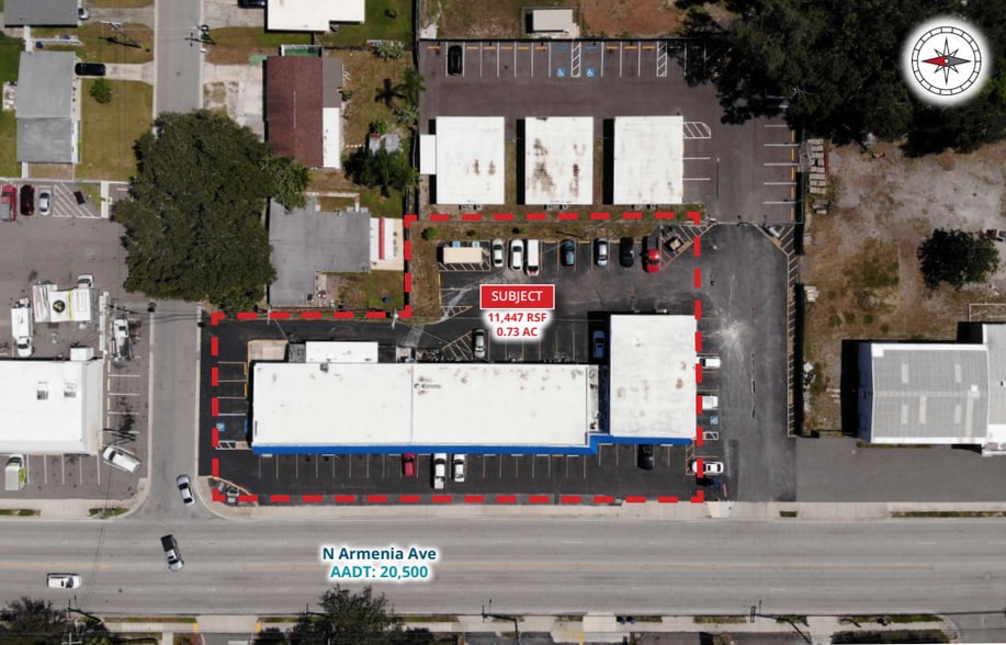 6711-6735 N Armenia Ave, Tampa, FL à vendre - Aérien - Image 3 de 6