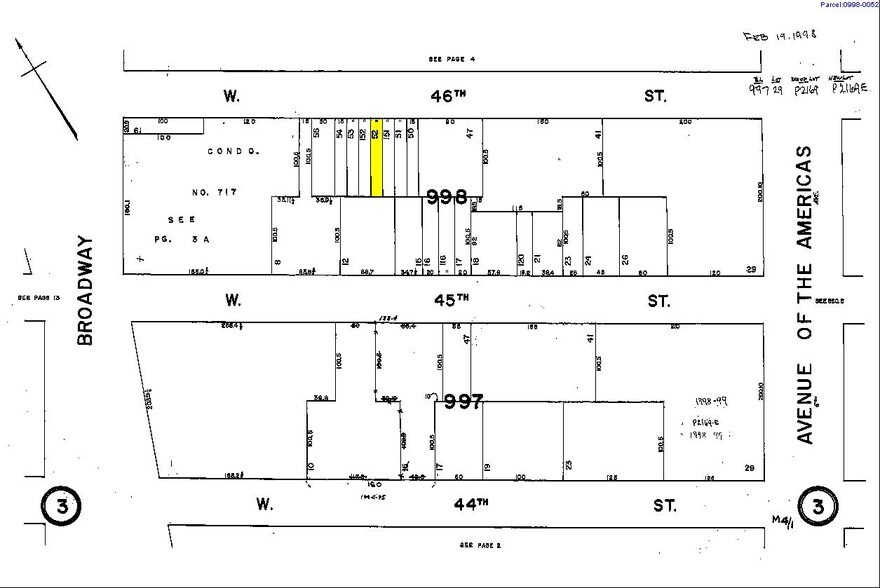 140 W 46th St, New York, NY for sale - Plat Map - Image 3 of 6