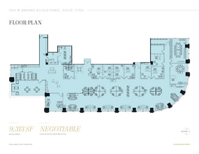 500 N Brand Blvd, Glendale, CA for lease Floor Plan- Image 1 of 8