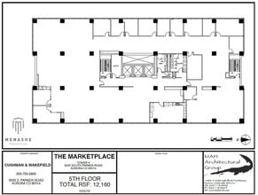 3025 S Parker Rd, Aurora, CO à louer Plan d’étage- Image 1 de 1