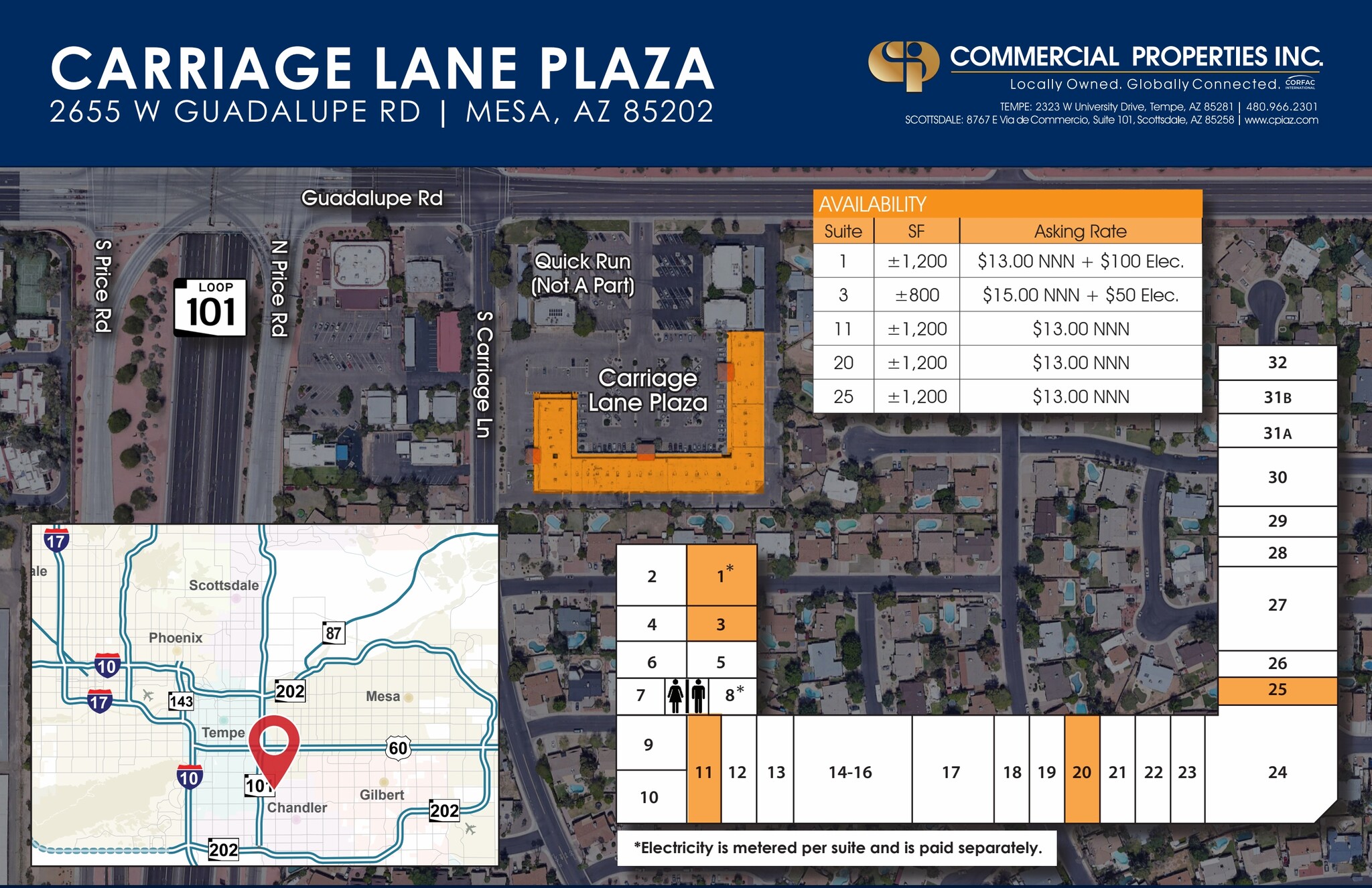 2655 W Guadalupe Rd, Mesa, AZ for lease Site Plan- Image 1 of 1