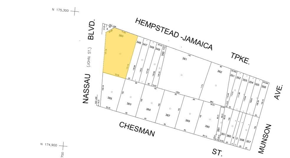 579 Hempstead Tpke, West Hempstead, NY for lease - Plat Map - Image 2 of 4