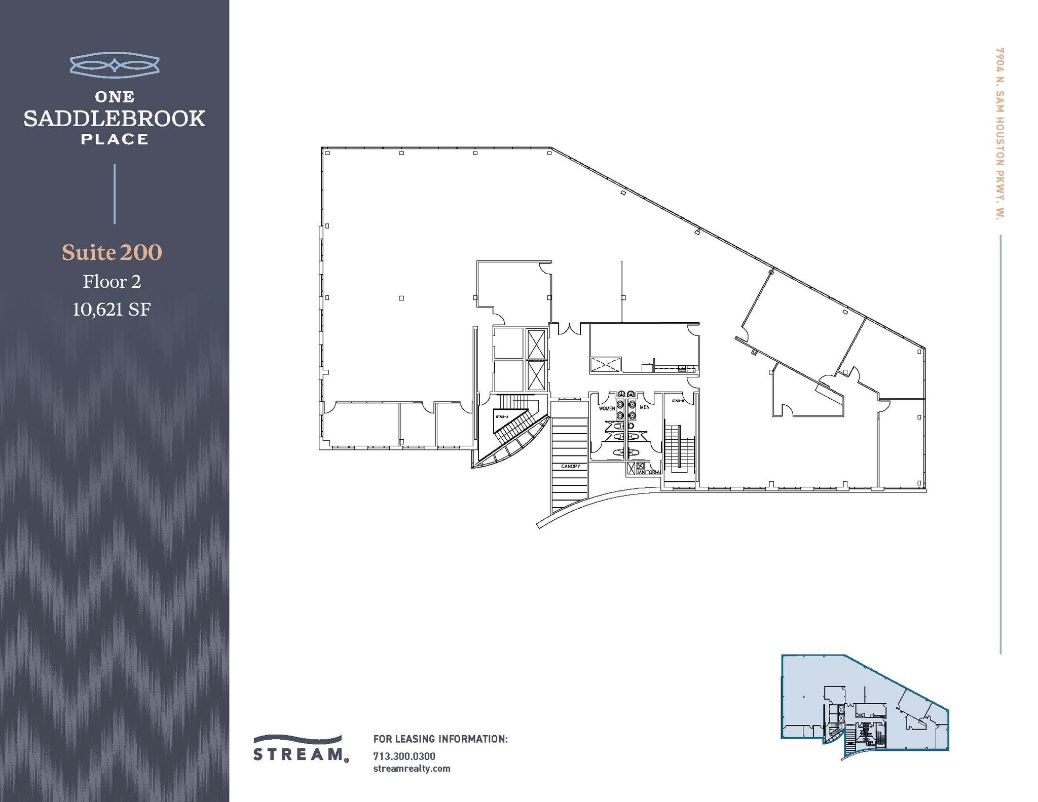 7906 N Sam Houston Pky W, Houston, TX for lease Floor Plan- Image 1 of 1
