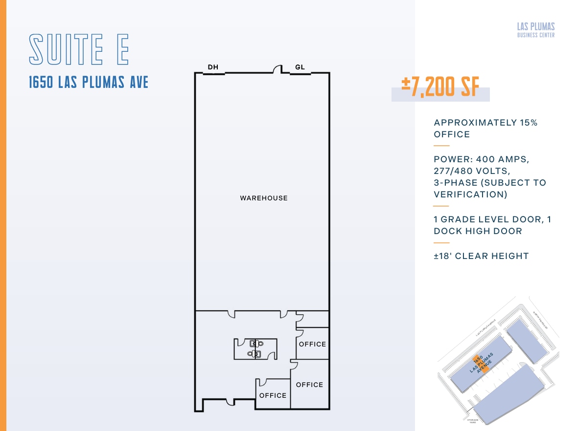1670 Las Plumas Ave, San Jose, CA for lease Floor Plan- Image 1 of 1
