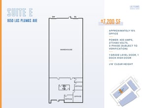 1670 Las Plumas Ave, San Jose, CA for lease Floor Plan- Image 1 of 1
