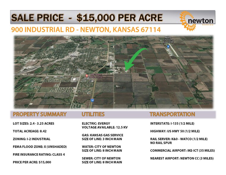 900 Industrial, Newton, KS for sale - Building Photo - Image 2 of 4