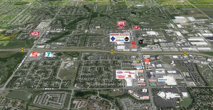 7718-7730 E. 37th St., Wichita, KS - Aerial  map view