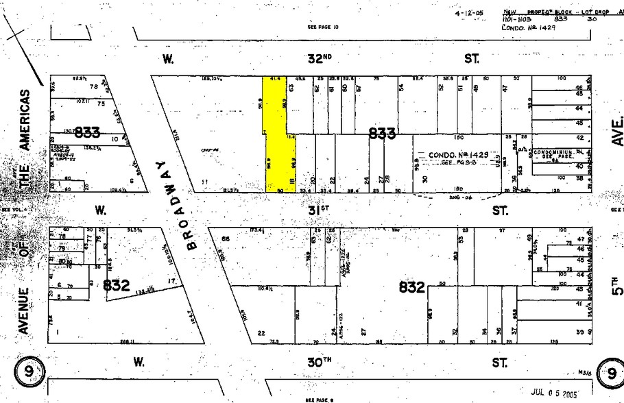 39-41 W 31st St, New York, NY for lease - Plat Map - Image 2 of 8