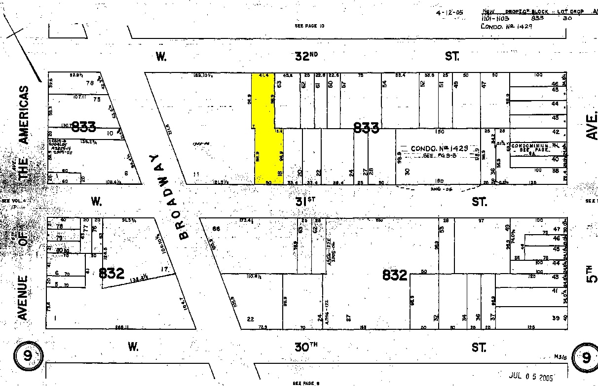 39-41 W 31st St, New York, NY for lease Plat Map- Image 1 of 8