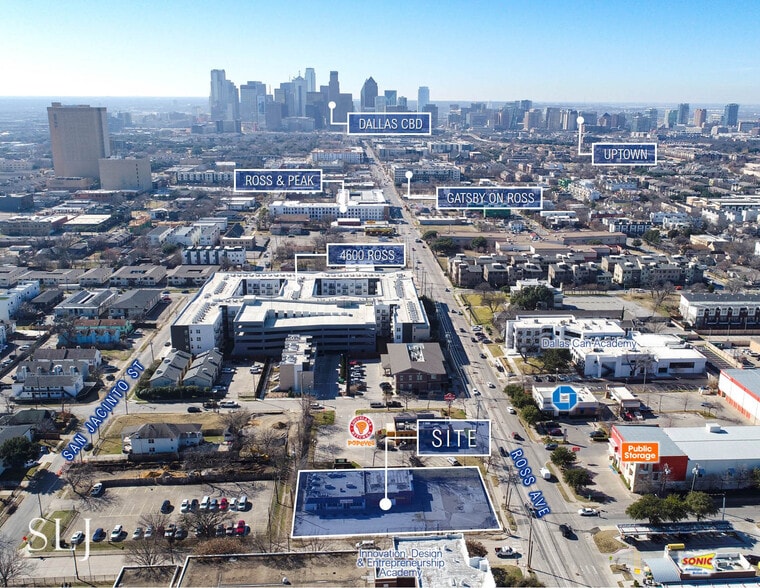 Ross Ave & N Prairie Ave, Dallas, TX à louer - Photo du bâtiment - Image 1 de 7
