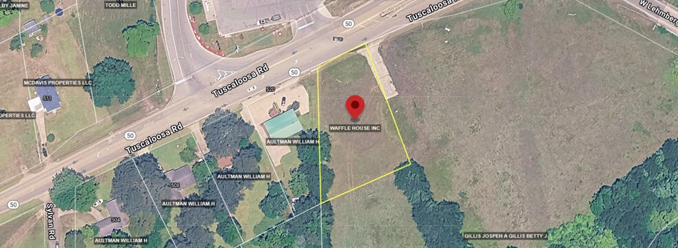 524 Tuscaloosa Rd, Columbus, MS à vendre - Aérien - Image 3 de 3