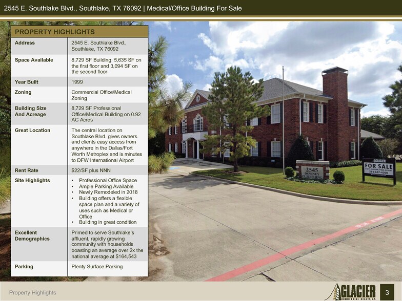 2545 E Southlake Blvd, Southlake, TX à vendre - Photo du bâtiment - Image 3 de 16