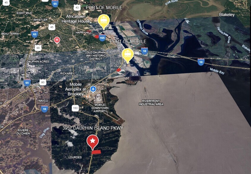 3957 Dauphin Island Pky, Mobile, AL à louer - Photo du bâtiment - Image 3 de 12