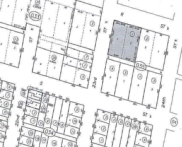 1809 23rd St, Sacramento, CA for lease - Plat Map - Image 2 of 4
