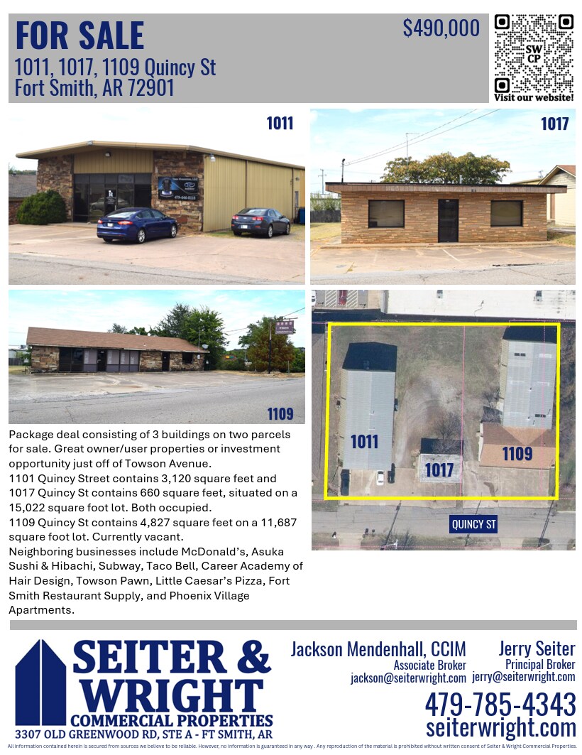 1017 Quincy St, Fort Smith, AR for sale Primary Photo- Image 1 of 2