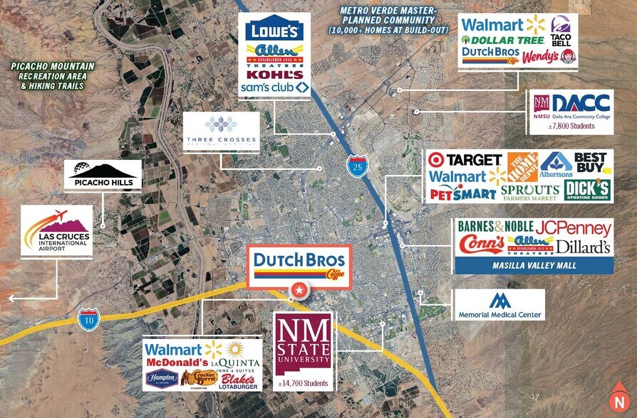 1475 S Valley Dr, Las Cruces, NM à vendre - Photo du bâtiment - Image 2 de 5