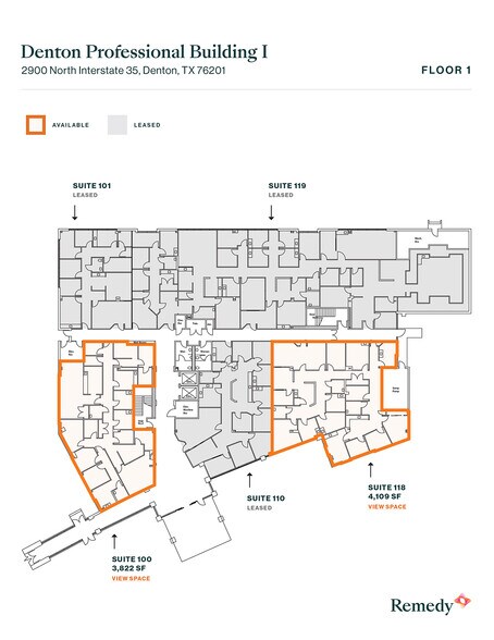 2900 Interstate 35, Denton, TX à louer - Plan d’étage - Image 2 de 5