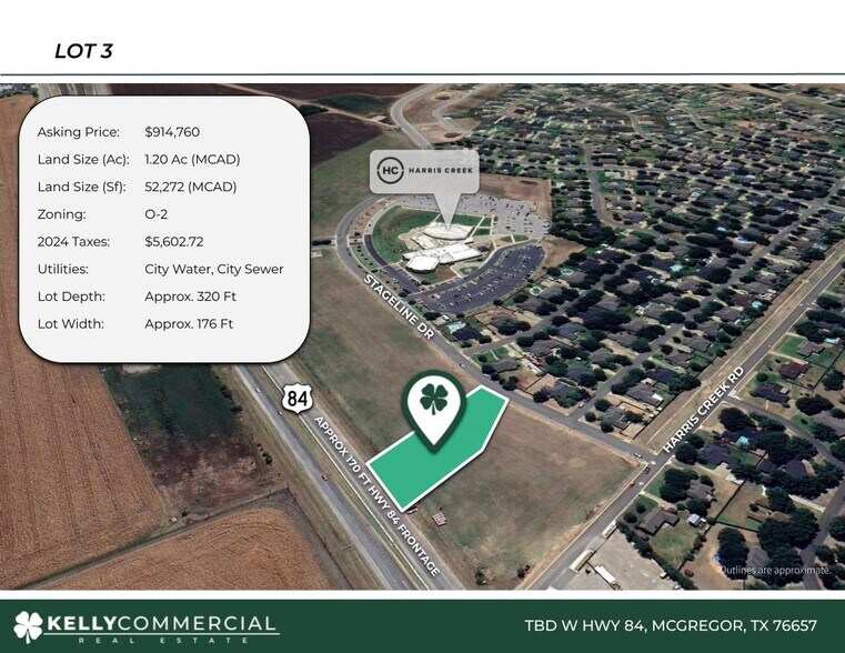 TBD W 84 Lot 3 hwy, Mcgregor, TX à vendre - Photo principale - Image 1 de 2