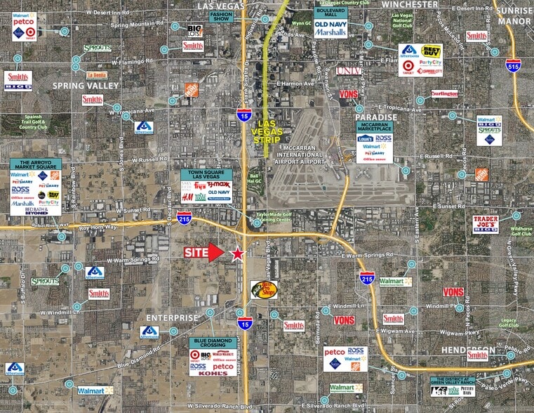 7265 Dean Martin Dr, Las Vegas, NV for lease - Site Plan - Image 2 of 5
