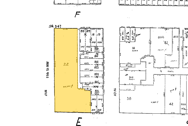 555 11th St NW, Washington, DC à louer - Plan cadastral - Image 2 de 14