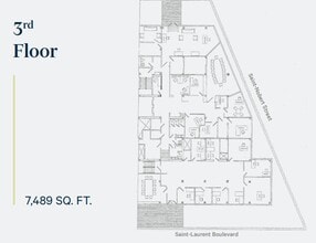 2095-2101 Boul Saint-Laurent, Montréal, QC for lease Floor Plan- Image 1 of 1