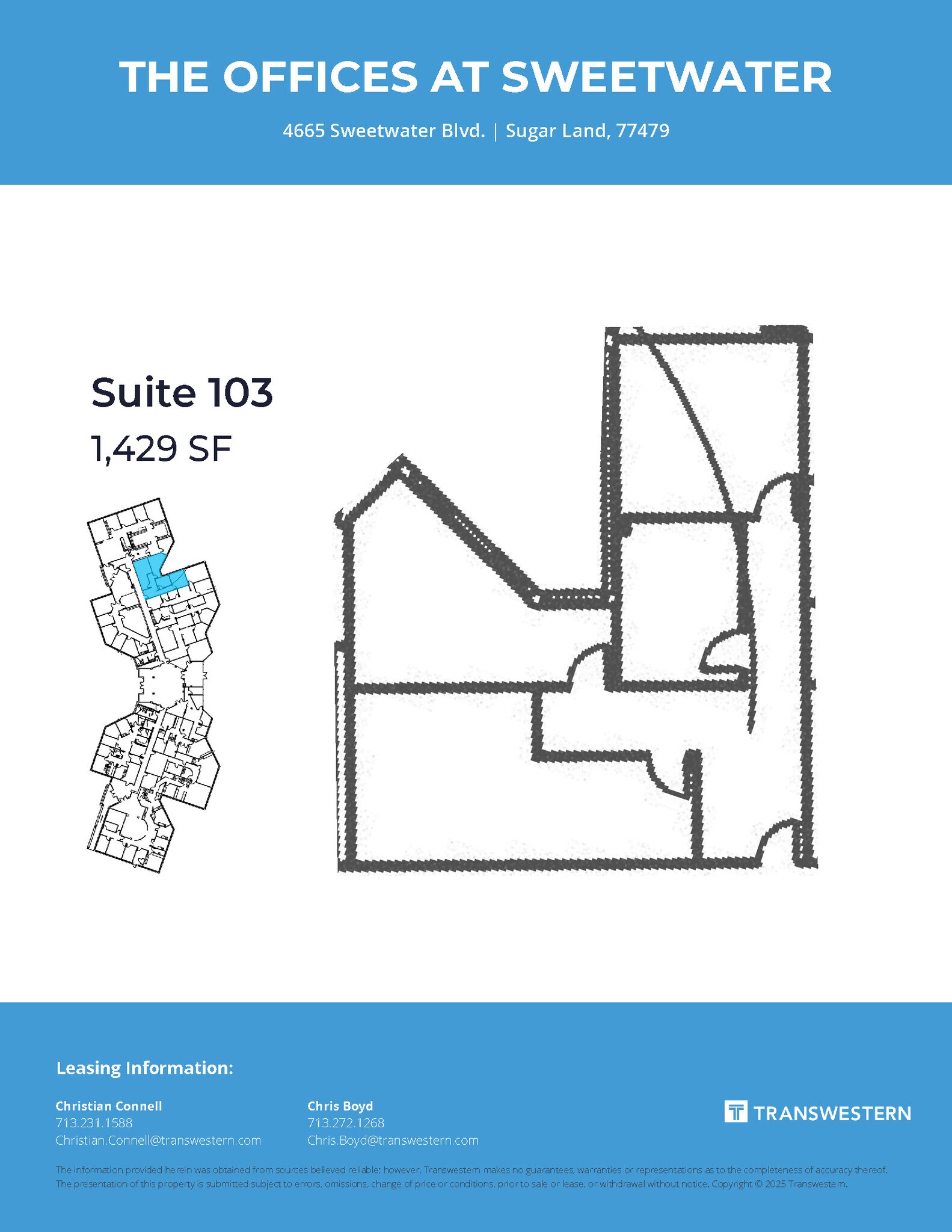 4675 Sweetwater Blvd, Sugar Land, TX for lease Floor Plan- Image 1 of 1