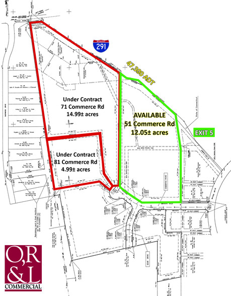 51 Commerce Rd, Manchester, CT à vendre - Plan de site - Image 2 de 2