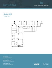 2 Bethesda Metro Ctr, Bethesda, MD à louer Plan d’étage- Image 1 de 1