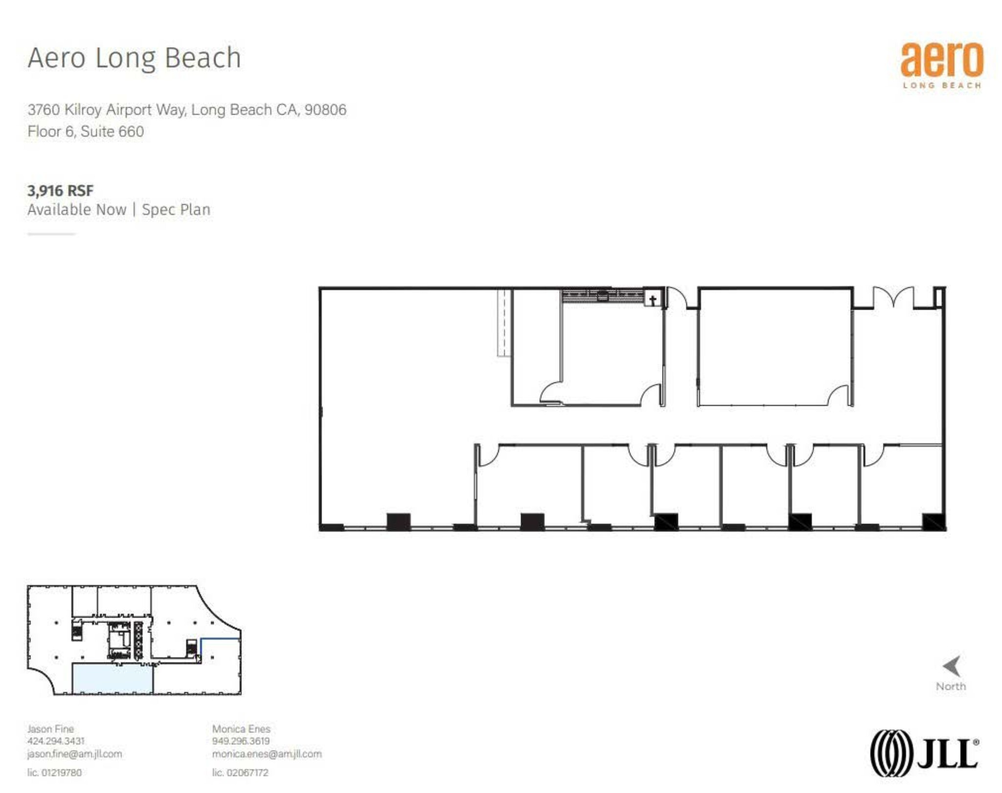 3900 Kilroy Airport Way, Long Beach, CA à louer Plan de site- Image 1 de 1