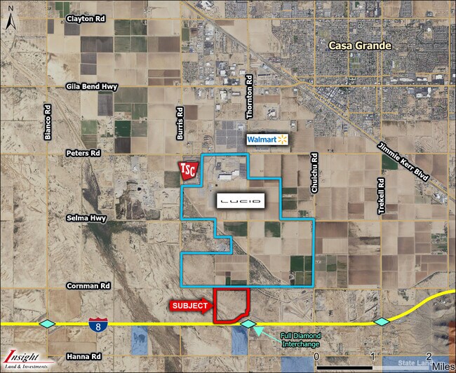 Plus de détails pour Thornton Rd, Casa Grande, AZ - Terrain à vendre