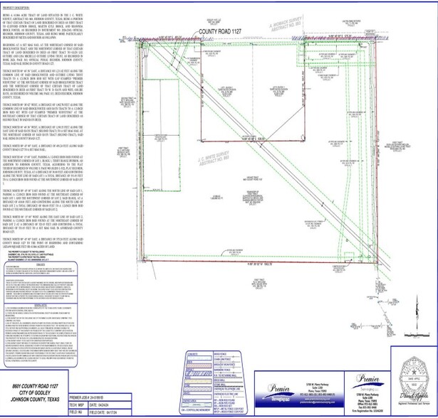 8601 County Road 1127, Godley, TX à vendre - Plan de site - Image 3 de 4