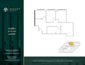 6301 Gaston Ave, Dallas, TX à louer Plan de site- Image 1 de 1
