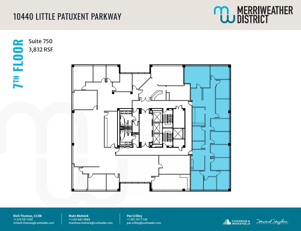 10480 Little Patuxent Pky, Columbia, MD à louer Plan d’étage- Image 1 de 1
