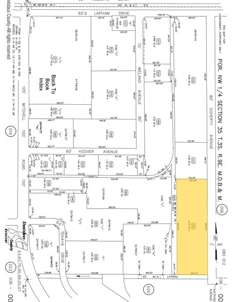 533 Doherty Ave, Modesto, CA for lease - Plat Map - Image 3 of 3