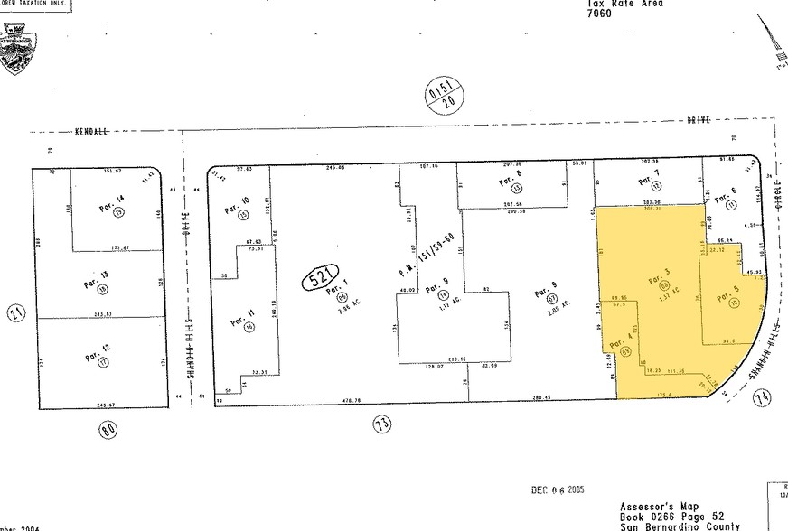 Kendall Dr, San Bernardino, CA à louer - Plan cadastral - Image 2 de 2