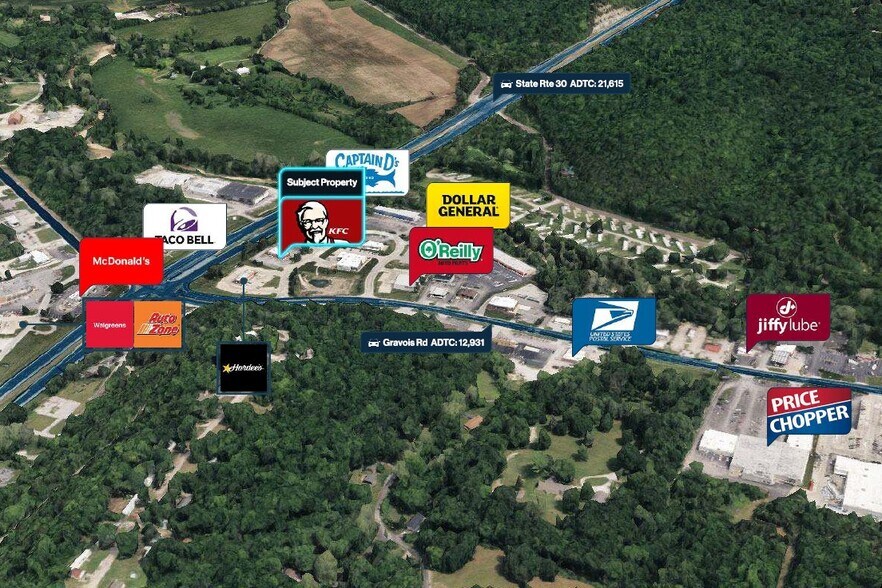 43 Walters Pl, House Springs, MO for sale - Aerial - Image 2 of 2