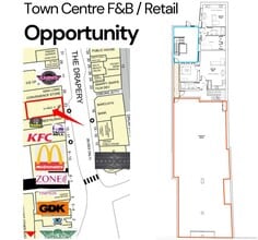 21-23 Drapery, Northampton à louer Plan d’étage- Image 2 de 2