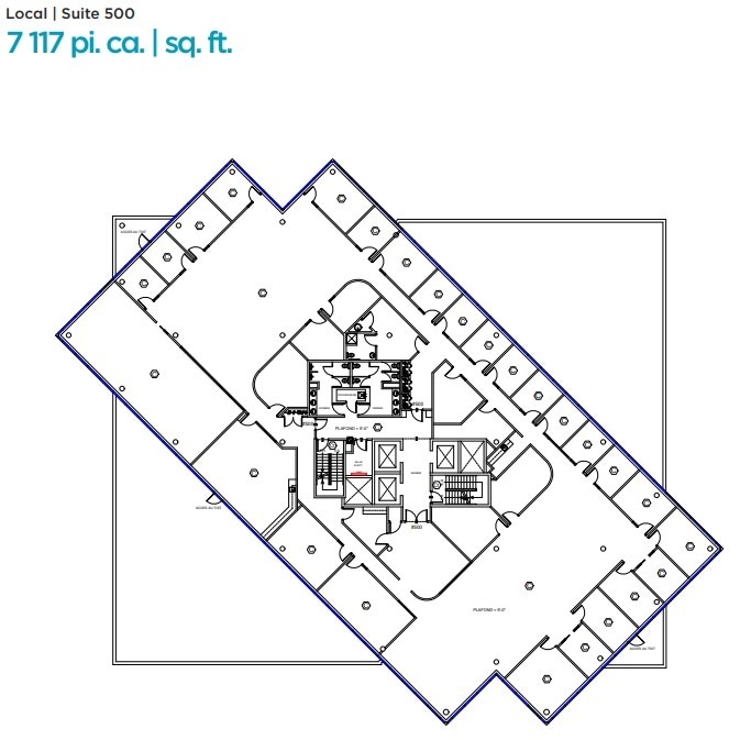 6505 Rte Transcanadienne, Montréal, QC for lease Floor Plan- Image 1 of 1