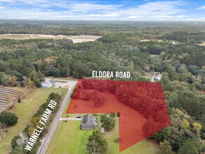 2345 Eldora Rd, Ellabell, GA - aerial  map view