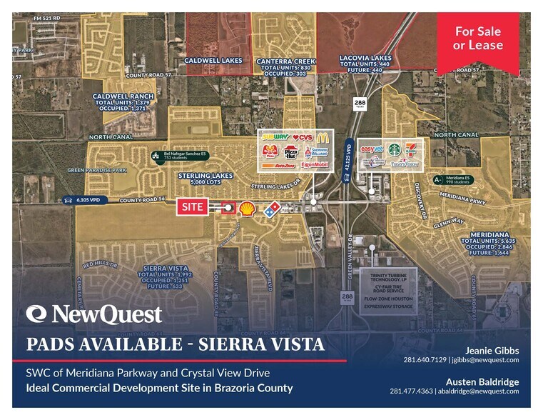 2303 1/2 Meridiana Parkway, Rosharon, TX à louer - Photo principale - Image 1 de 3