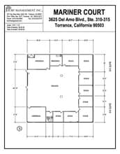 3625 Del Amo Blvd, Torrance, CA for lease Floor Plan- Image 1 of 2
