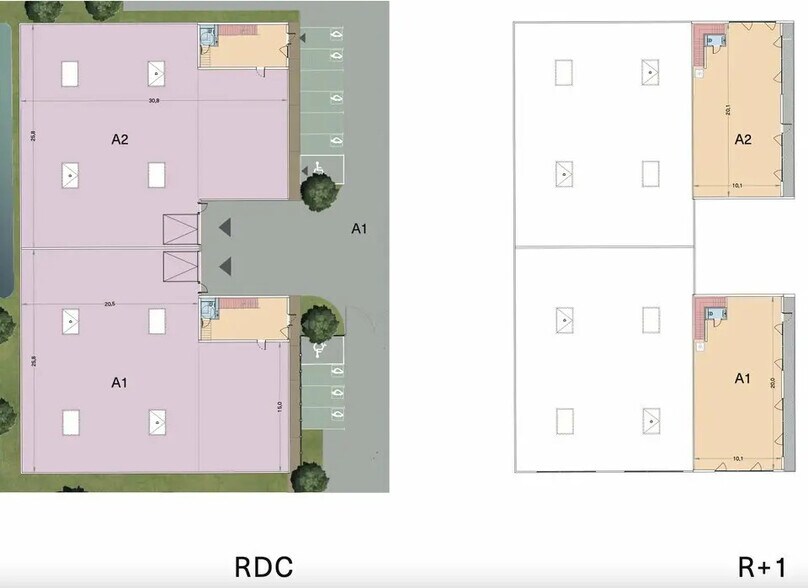 Local d'activités dans Montmagny à vendre - Plan d’étage - Image 1 de 5