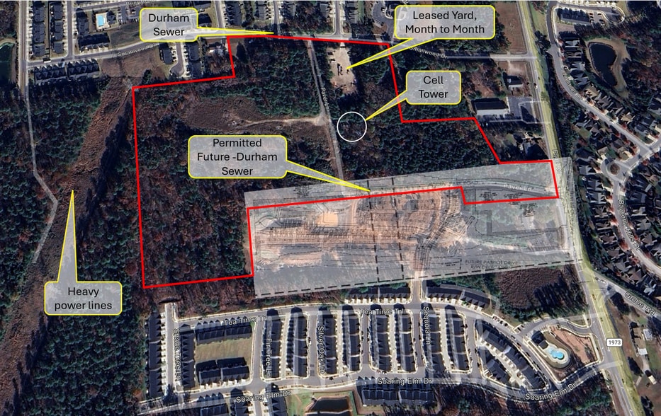 251 Smallwood Dr, Morrisville, NC for sale - Aerial - Image 2 of 3