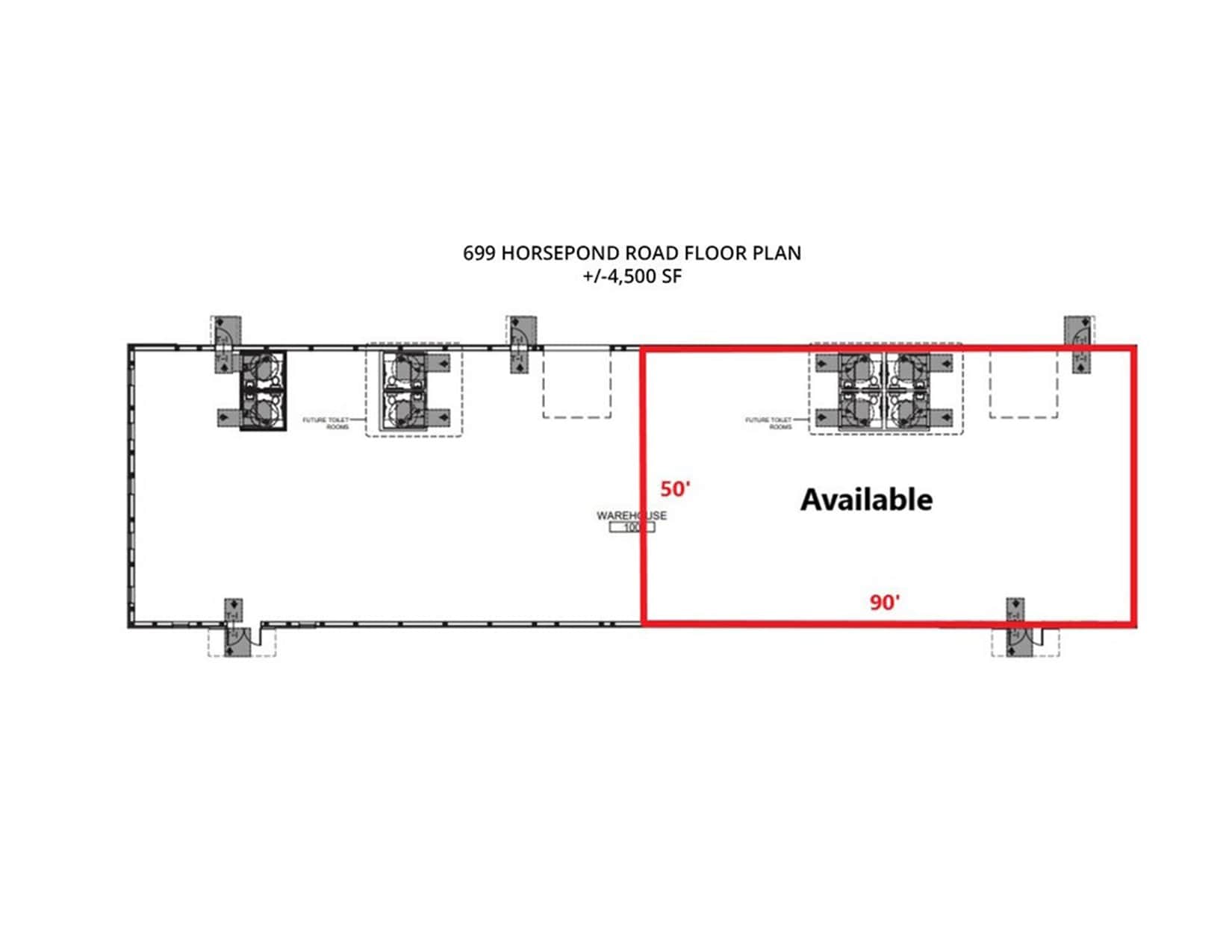 689-699 Horsepond Rd, Dover, DE à louer Photo intérieure- Image 1 de 1